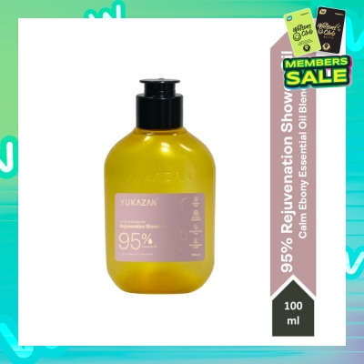 YUKAZAN 95% Rejuvenation Calm Ebony Shower Oil (To Improve Rough & Dry Skin) 100ml