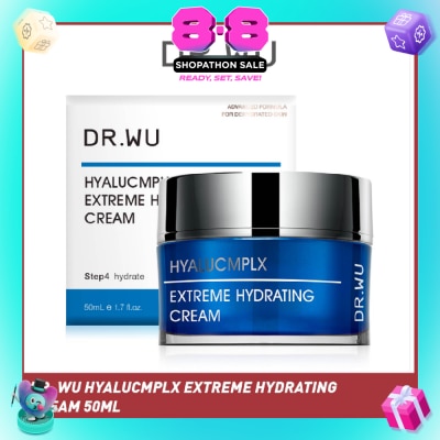 DR. WU - Hyalucmplx Extreme Hydrating Cream (To Restore Skin Healthy Barrier & Improve Long-Term Hydration & Protection) 50ml