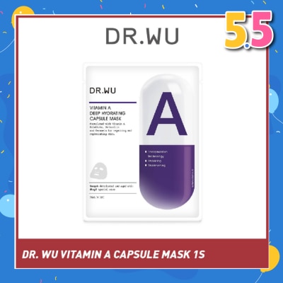 DR. WU Vitamin A Deep Hydrating Capsule Mask Sheet Mask (To Repairing & Replenishing Skin) 1s