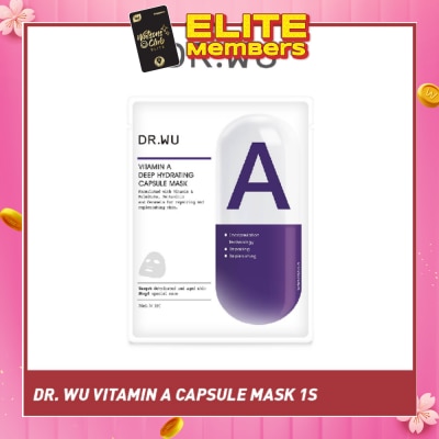 DR. WU Vitamin A Deep Hydrating Capsule Mask Sheet Mask (To Repairing & Replenishing Skin) 1s
