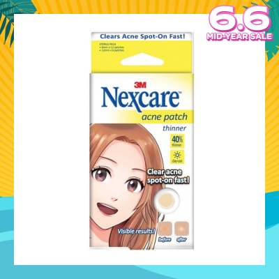 3M NEXCARE Acne Patch 40% Thinner Day Use Clear Acne Spot On Fast 18s