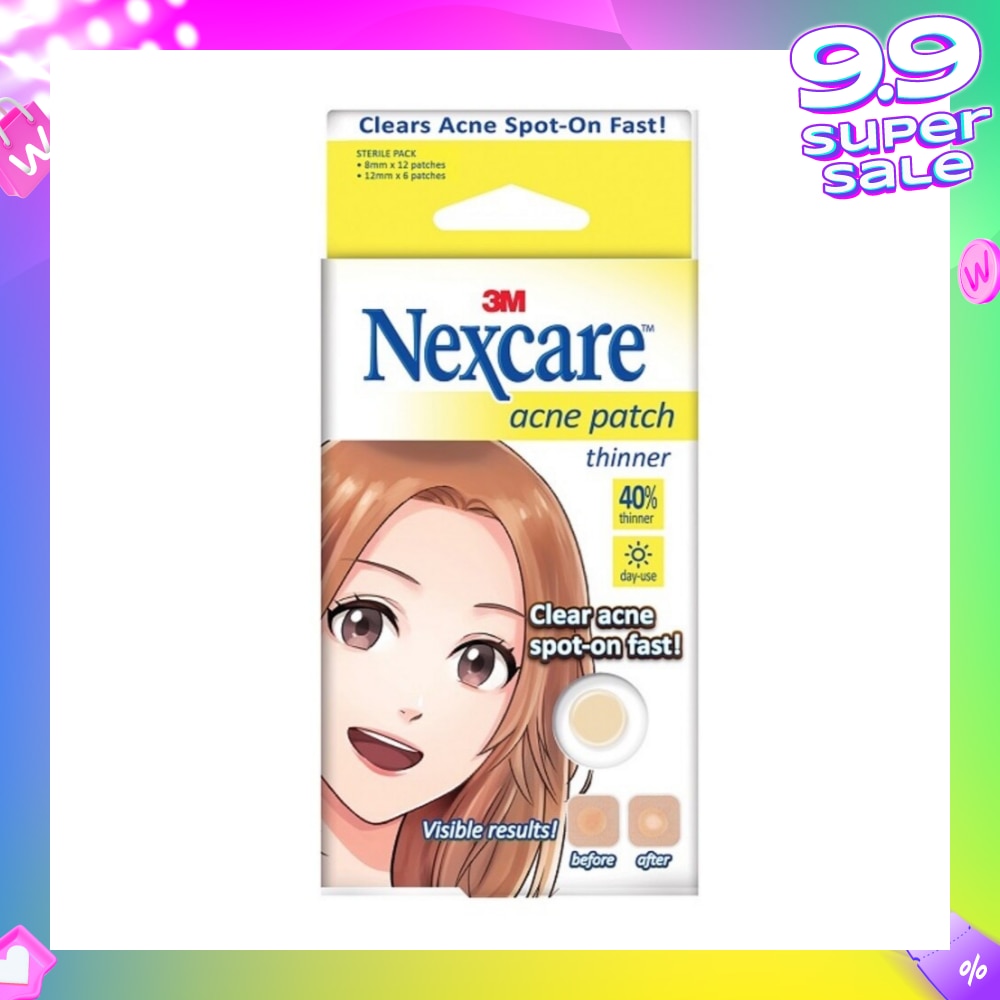 Acne Patch 40% Thinner Day Use Clear Acne Spot On Fast 18s