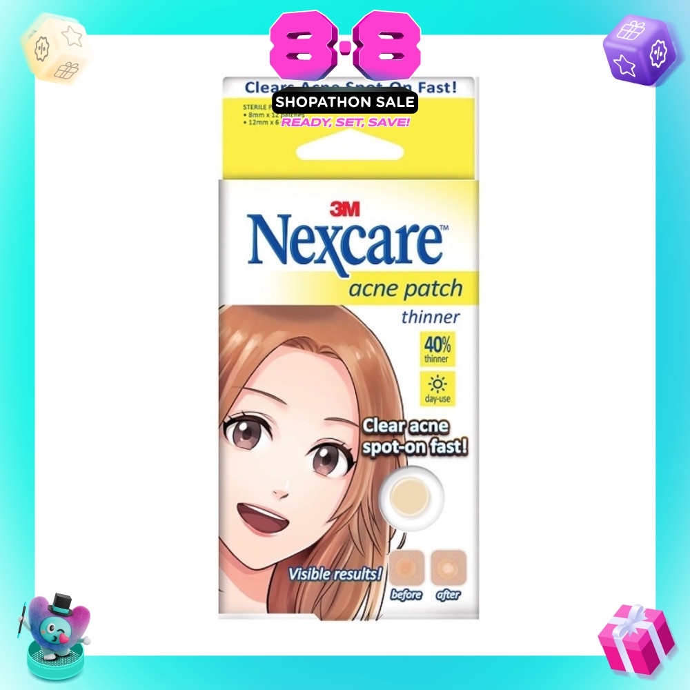 Acne Patch 40% Thinner Day Use Clear Acne Spot On Fast 18s