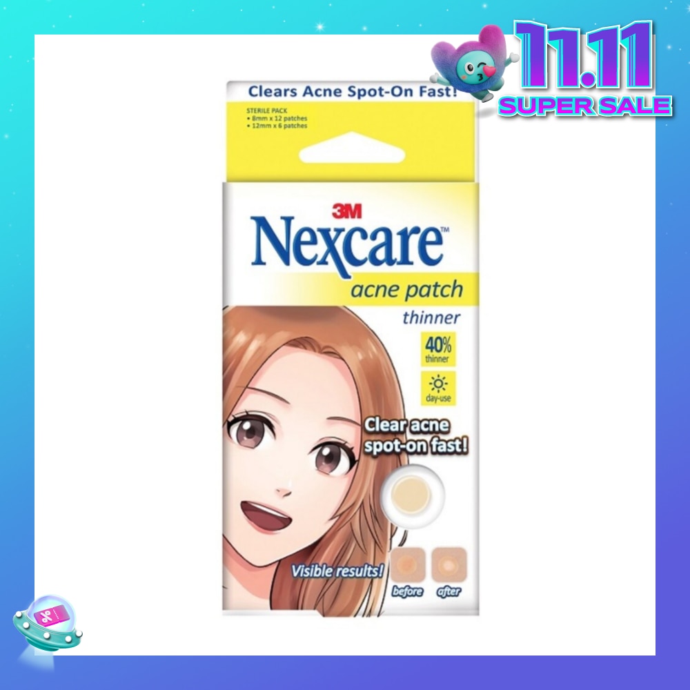 Acne Patch 40% Thinner Day Use Clear Acne Spot On Fast 18s