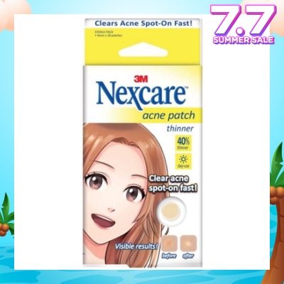 3M NEXCARE Acne Patch 40% Thinner Day Use Clear Acne Spot On Fast 30s