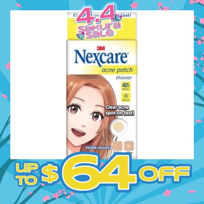3M NEXCARE - Acne Patch 40% Thinner Day Use Clear Acne Spot On Fast 30s
