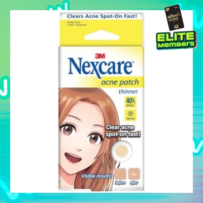 3M NEXCARE Acne Patch 40% Thinner Day Use Clear Acne Spot On Fast 30s