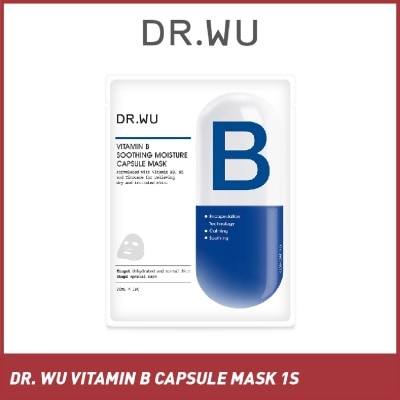 DR. WU Vitamin B Soothing Moisture Capsule Sheet Mask (For Relieving Dry & Irritated Skin) 1s