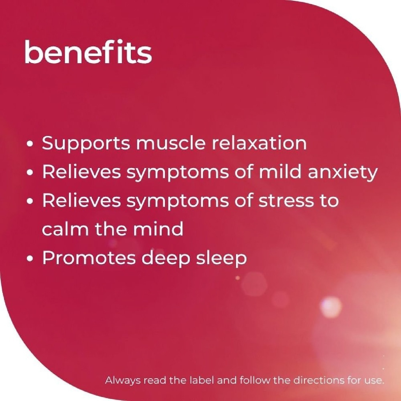 Magnesium + Ashwagandha Tablet for Calm, Relax & Sleep 50s image