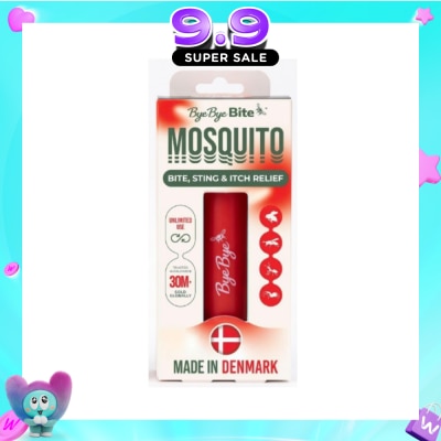 BYE BYE BITE - Reusable Drug-Free Insect Bite & Sting Relief Device Red 1s image