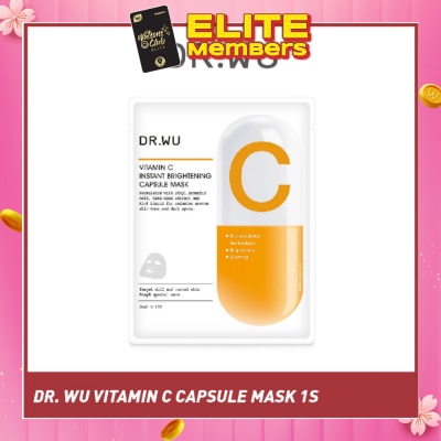 DR. WU Vitamin C Instant Brightening Capsule Sheet Mask (For Reducing Uneven Skin Tone & Dark Spots) 1s