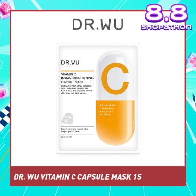 DR. WU Vitamin C Instant Brightening Capsule Sheet Mask (For Reducing Uneven Skin Tone & Dark Spots) 1s