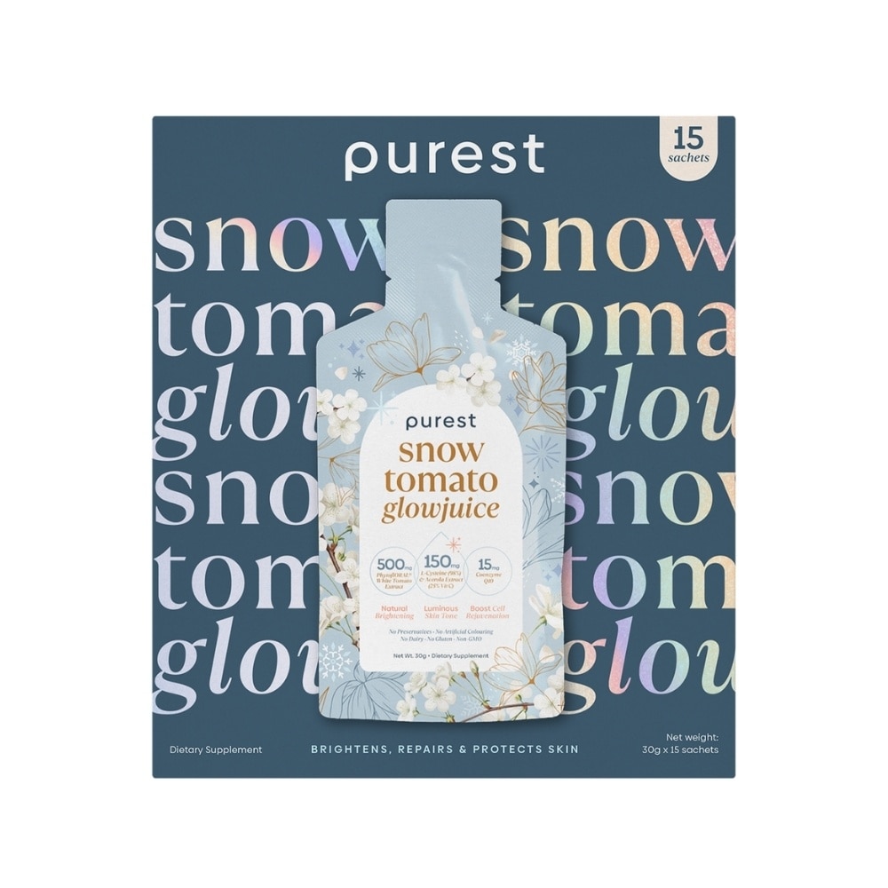 Snow Tomato Glowjuice Sachet (For Skin Whitening, Brightening & Skin Evenness) 15s