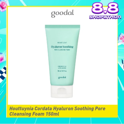 GOODAL Houttuynia Cordata Hyaluron Soothing Pore Cleansing Foam (Suitable For Sensitive Skin) 150ml