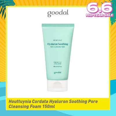 GOODAL Houttuynia Cordata Hyaluron Soothing Pore Cleansing Foam (Suitable For Sensitive Skin) 150ml