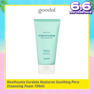 GOODAL Houttuynia Cordata Hyaluron Soothing Pore Cleansing Foam (Suitable For Sensitive Skin) 150ml