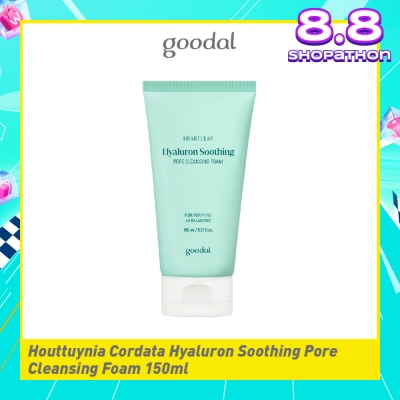 GOODAL Houttuynia Cordata Hyaluron Soothing Pore Cleansing Foam (Suitable For Sensitive Skin) 150ml