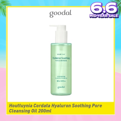 GOODAL Houttuynia Cordata Hyaluron Soothing Pore Cleansing Oil (Suitable For Sensitive Skin) 200ml