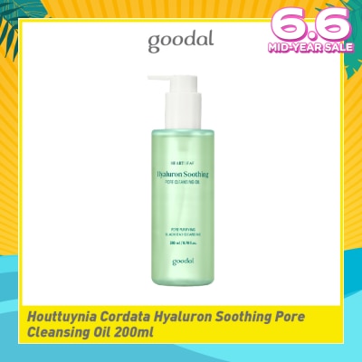 GOODAL Houttuynia Cordata Hyaluron Soothing Pore Cleansing Oil (Suitable For Sensitive Skin) 200ml