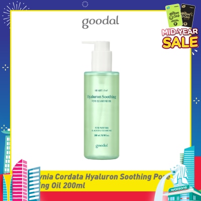 GOODAL Houttuynia Cordata Hyaluron Soothing Pore Cleansing Oil (Suitable For Sensitive Skin) 200ml