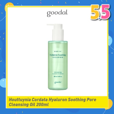 GOODAL Houttuynia Cordata Hyaluron Soothing Pore Cleansing Oil (Suitable For Sensitive Skin) 200ml
