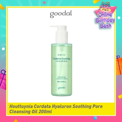 GOODAL Houttuynia Cordata Hyaluron Soothing Pore Cleansing Oil (Suitable For Sensitive Skin) 200ml