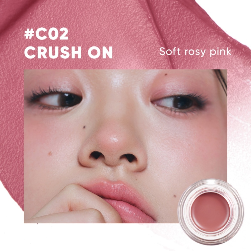 Watery Multi-Use Color Balm C02 Crush On (Soft Rosy Pink) 6g
