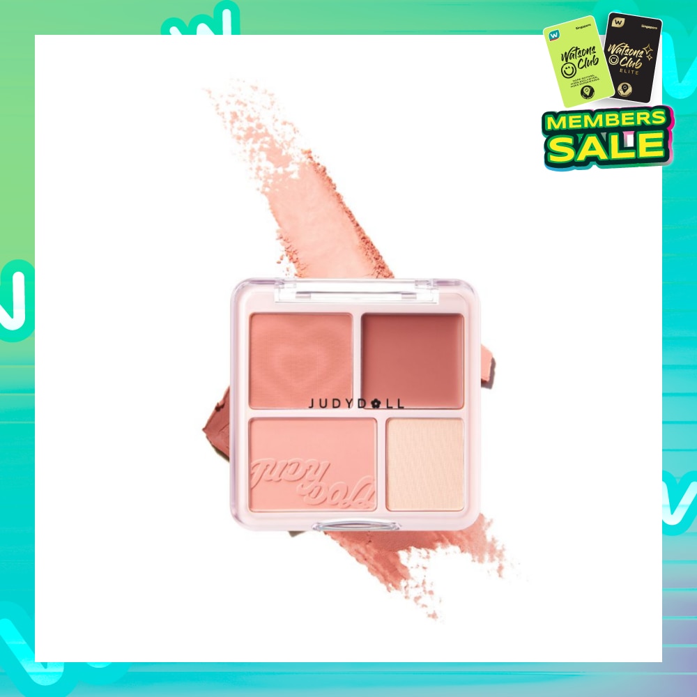 Blush & Highlight Palette 01 Milky Apricot Melon (Melon Orange) 9g