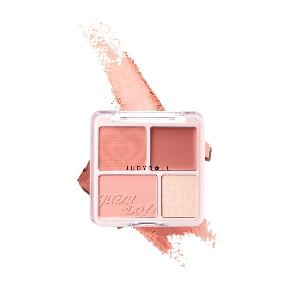 Blush & Highlight Palette 01 Milky Apricot Melon (Melon Orange) 9g