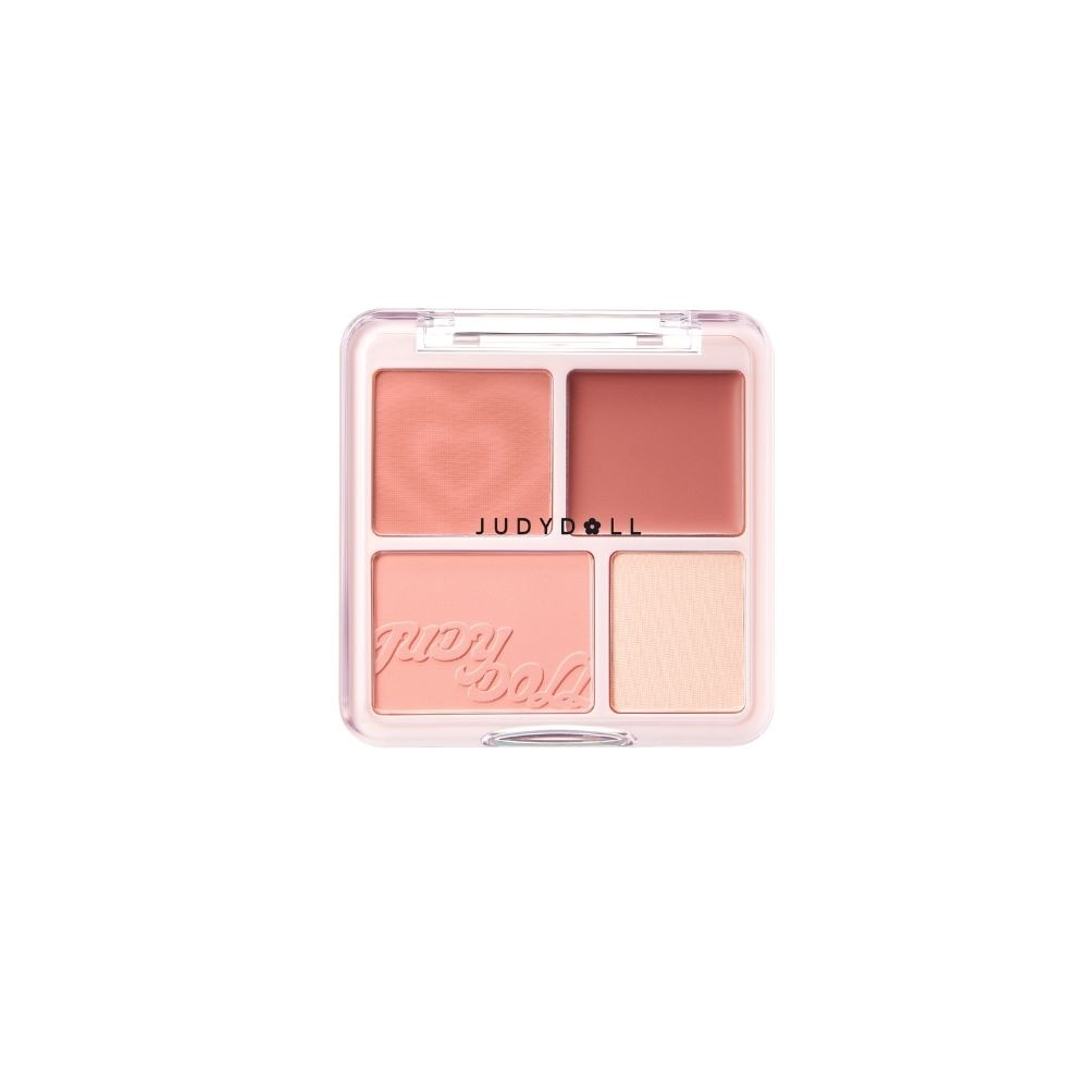 Blush & Highlight Palette 01 Milky Apricot Melon (Melon Orange) 9g