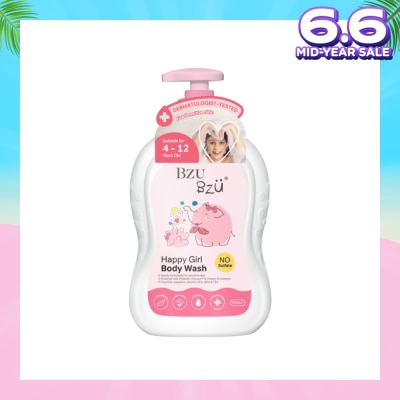 BZU BZU Happy Girl No Sulfate Body Wash (Suitable For 4-12 Years Old & Sensitive Skin) 600ml