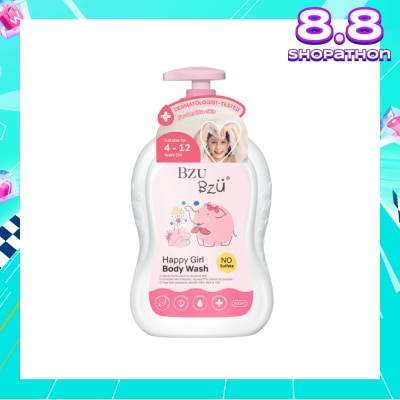 BZU BZU Happy Girl No Sulfate Body Wash (Suitable For 4-12 Years Old & Sensitive Skin) 600ml