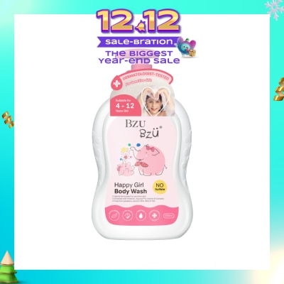BZU BZU Happy Girl No Sulfate Body Wash (Suitable For 4-12 Years Old & Sensitive Skin) 600ml