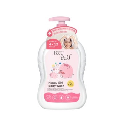 BZU BZU Happy Girl No Sulfate Body Wash (Suitable For 4-12 Years Old & Sensitive Skin) 600ml