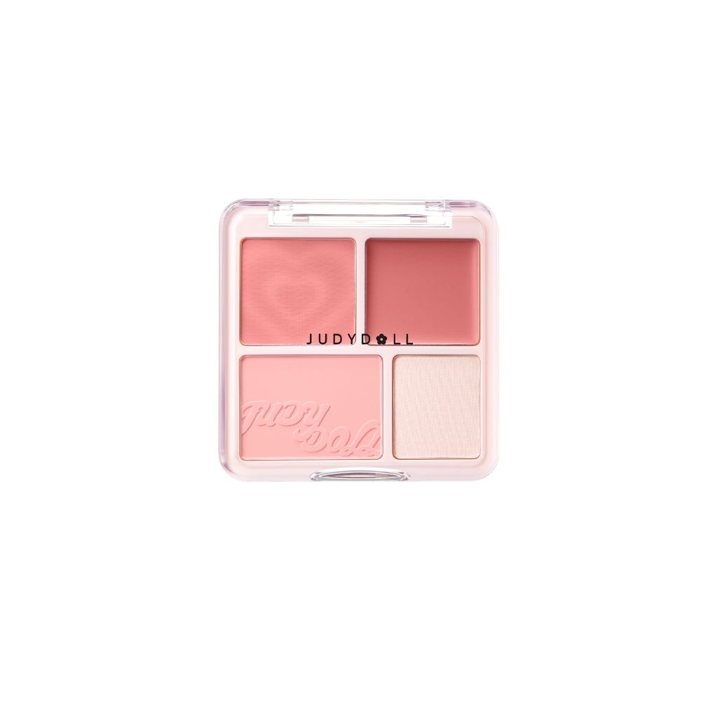Blush & Highlight Palette 02 Energetic Peach (Korean Peach) 9g