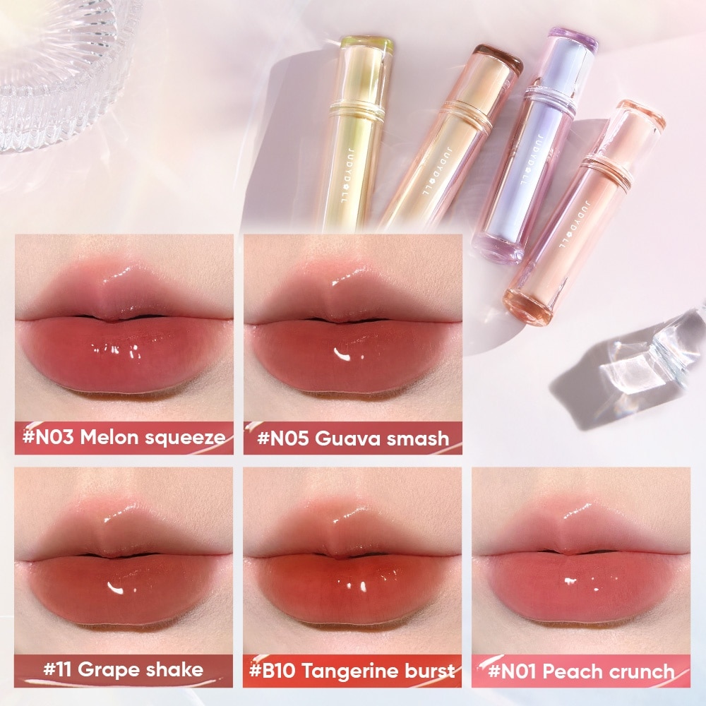 Iced Tea Watery Lip Gloss N01 Milky Peach 1s