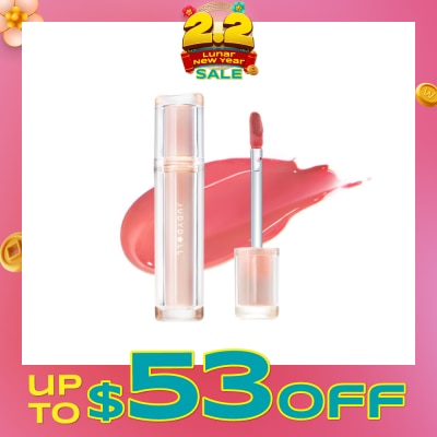 JUDYDOLL Iced Tea Watery Lip Gloss N01 Milky Peach 1s