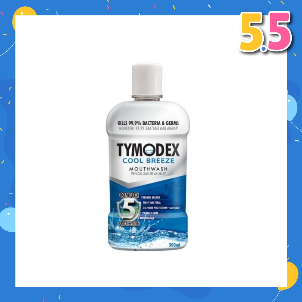 Cool Breeze Mouthwash (To Clean & Protect Against Bad Breath, Plaque & Gum Problems) 500ml