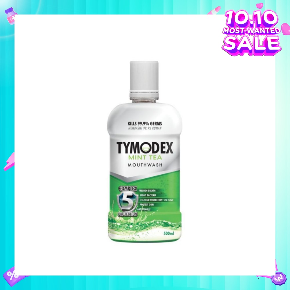 Mint Tea Mouthwash (To Clean & Protect Against Bad Breath, Plaque & Gum Problems) 500ml (Expiry: Jun`2026)
