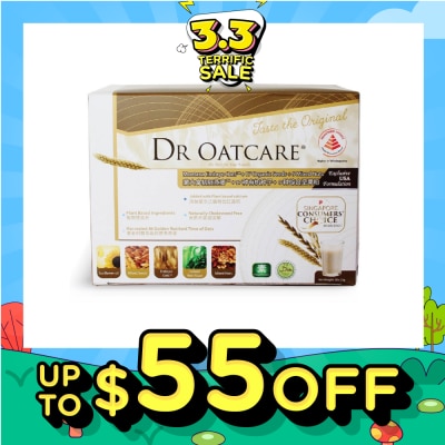 DR OATCARE Daily Nutritional Drink Naturally Cholesterol Free Vegetarian with Plant Based Ingredients 25g x 30s
