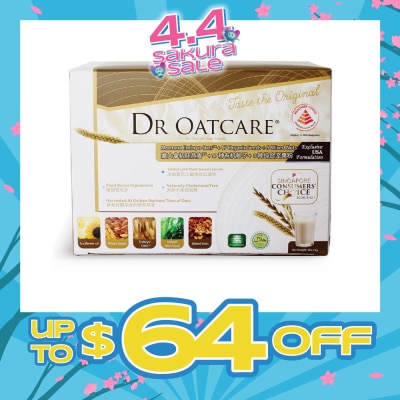 DR OATCARE - Daily Nutritional Drink Naturally Cholesterol Free Vegetarian with Plant Based Ingredients 25g x 30s