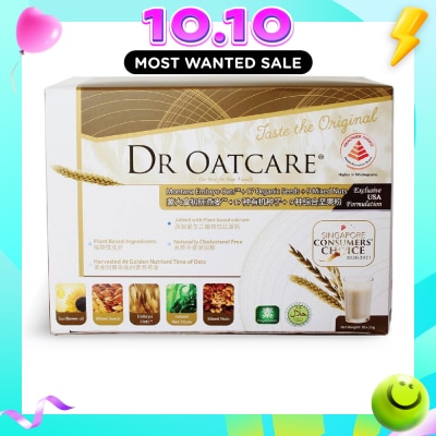 DR OATCARE Daily Nutritional Drink Naturally Cholesterol Free Vegetarian with Plant Based Ingredients 25g x 30s (Expiry: Aug`2027) image