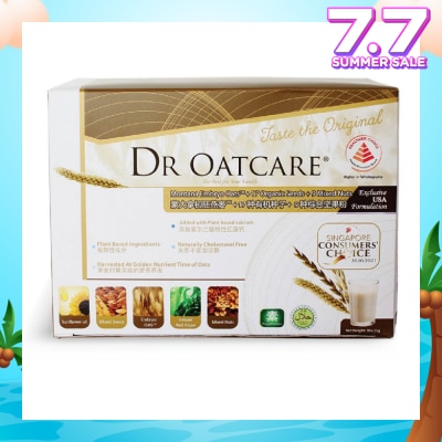 DR OATCARE Daily Nutritional Drink Naturally Cholesterol Free Vegetarian with Plant Based Ingredients 25g x 30s