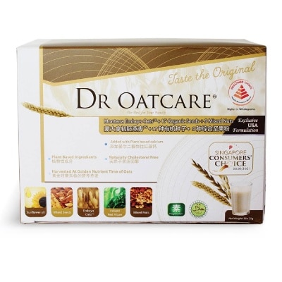 DR OATCARE Daily Nutritional Drink Naturally Cholesterol Free Vegetarian with Plant Based Ingredients 25g x 30s