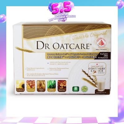 DR OATCARE - Daily Nutritional Drink Naturally Cholesterol Free Vegetarian with Plant Based Ingredients 25g x 30s