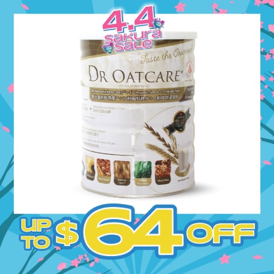 DR OATCARE - Daily Nutritional Drink Naturally Cholesterol Free Vegetarian with Plant Based Ingredients 850g