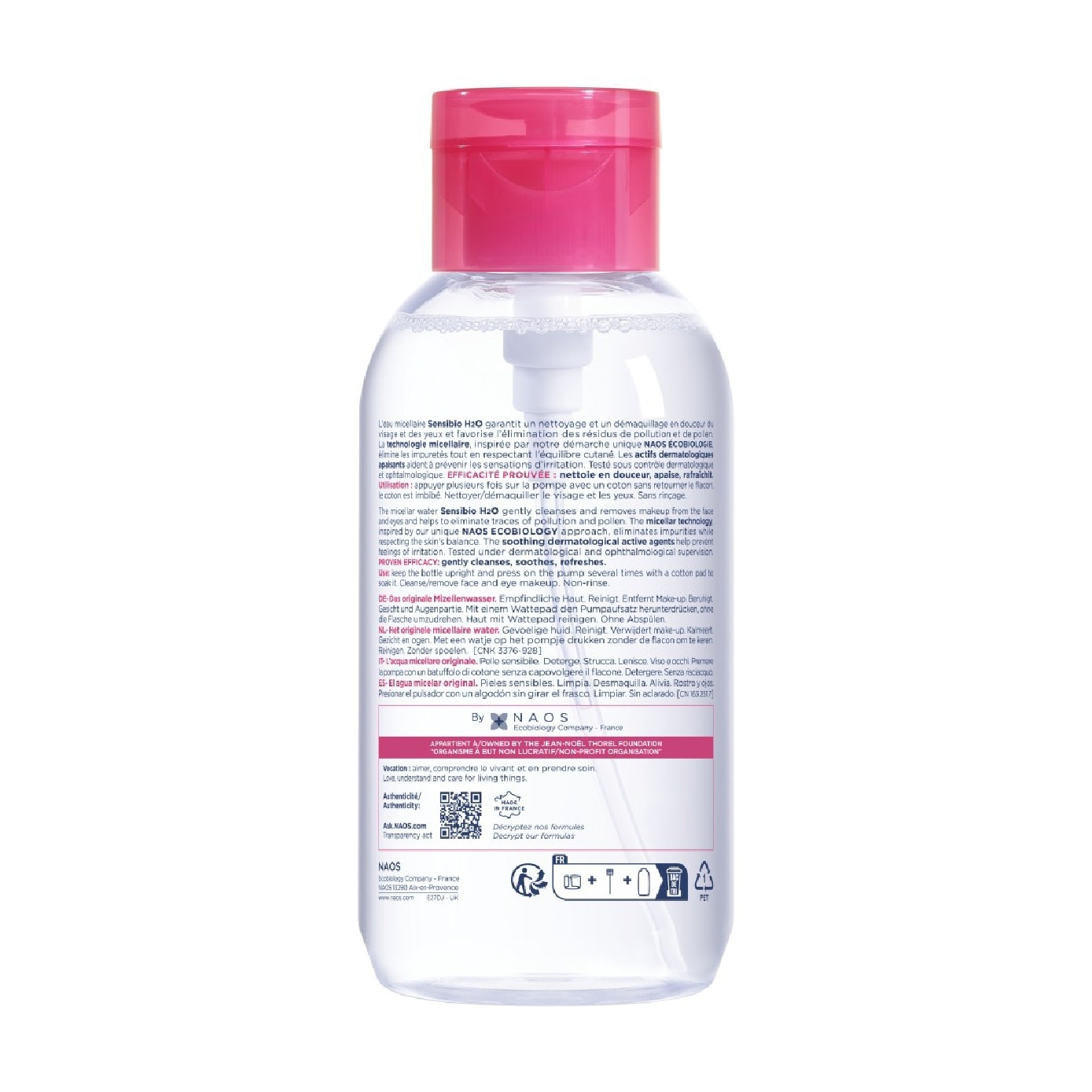 Sensibio H20 Soothing Micellar Water Reversed Pump Limited Edition 500ml image