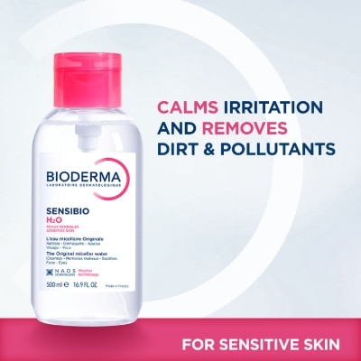 BIODERMA Sensibio H20 Soothing Micellar Water Reversed Pump Limited Edition 500ml image