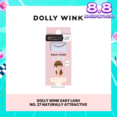 DOLLY WINK Easy Lash 27 Naturally Attractive (Lower Lash) 1 Pair