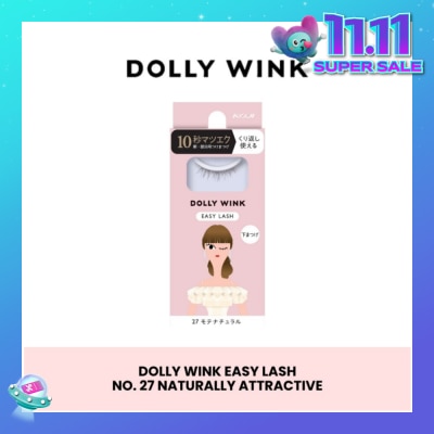 DOLLY WINK Easy Lash 27 Naturally Attractive (Lower Lash) 1 Pair